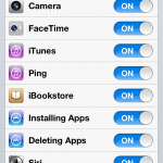 Setting restrictions on your iphone