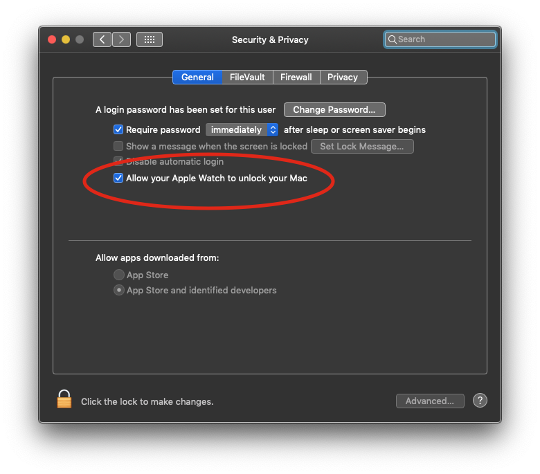 security and privacy system setting on a mac
